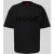 HUGO Oversized T-shirt met labelprint, model ‘Dinkee’