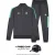 Malelions Sport Transfer Quarter Zip Tracksuit | Antra/Turquoise