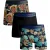 Muchachomalo Heren 3-pack boxershorts leafs lick it