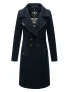 Navahoo Dames Trenchcoat Wooly – Premium Wintermantel met Elegante Pasvorm