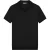 Malelions Men Knitted Signature Patch Polo | Black