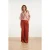 Smashed Lemon Wide leg pantalon met satijn-glans |