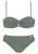 VIVANCE Bikini  olijfgroen / pastelroze