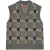 Fred Perry Heren Tartan Sweater Vest (Veld Groen)