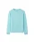 GOBI Cashmere Trui ‘Women’s Essential Cashmere Crewneck Sweater’  cyaan blauw