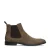 Manfield – Heren – Taupe suède chelsea boots –
