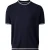 Ted Baker Eriks Regular T-shirt Met Textuur Aan De Voorkant, Marineblauw