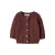NAME IT BABY katoenen rechtvallend gebreid vest – donkerrood