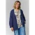 Gozzip gebreid vest met wol – donkerblauw