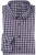 OLYMP Luxor Overhemd donkerblauw/rood, Ruit