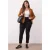 Trendyol Curve Dames Zwart Effen Skinny Hoge taille Grote maten Jeans