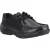Hush Puppies Mackenzie Wallabee Leren Zwarte Veterschoenen Voor Jongens