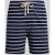 Polo Ralph Lauren regular fit short van katoenmix met gaatjesmotief-strepen