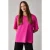 T-shirt met relaxed fit, ronde hals en splitten