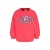 B.Nosy rechtvallende sweater met print – koraalrood