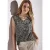 Street One Dames Gedessineerde jersey top in Beige|Multicolour|Blauw