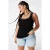 MS Mode aansluitend top Plus Size – zwart