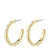 PILGRIM gold plated oorbellen Rue