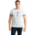 Heren Korte Mouw Microgestreept T-shirt met Print PRI2535