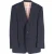 Ermenegildo Zegna gestreepte single-breasted blazer en broekset in marineblauwe wol