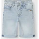 Name It Zomer jeans short jongens licht bleached denim nkmtheo