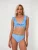 Crās Bikinitop ‘Astridcras’  blauw / wit