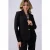 Oltre Blazer Jacket In Scuba Crepe Fabric Black