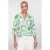 Geisha gebloemde blouse groen