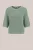 WE Fashion – Dames gebreide top – Regular fit – Lichtgroen – Katoen –