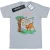 Disney Dames/Dames Bambi Omhoog Gekanteld Katoenen Vriendje T-shirt (Sportgrijs)