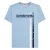 Lambretta Heren SS25 Racing Stripe T-shirt (Sky)