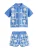 Next Set  blauw / wit