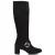 Notre-V 8592 Laarzen – Suède – Dames – Zwart –