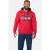 Jan Vanderstorm +FIT Collectie hoodie WILMER rood
