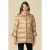 Oltre Midi Genuine Down Jacket Beige