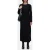 Closed Draped Dress Black