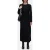 Closed Draped Dress Black