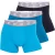 CR7 Heren boxershorts effen blauw/teal/zwart 3-pack
