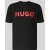 HUGO T-shirt met labelopschrift, model ‘DULIVIO’