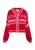 IZIA Vest Dames rood wit