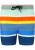 Cruz Zwemshorts ‘Toby’  blauw / navy / duifblauw / mintgroen / oranje