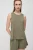 Modale Kruisrug Lange Tank Top