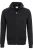 HAKRO 606 Sweatjacket zwart, Effen