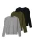 TWO SOON Shirt  grijs / kaki / zwart
