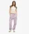 Para Cargobroek met Lage Taille Paars