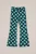 WE Fashion – Meisjes flared legging met print – Regular fit – Turkoois – LENZING™ ECOVERO™ viscose –