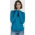 EsQualo Sweater Boxy Basic Knit Petrol