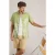 White Stuff Floral Border Ss Printed Shirt Green Print