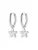 Hey Happiness Oorbellen ‘Daisy Bold’  zilver