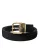 Grosgrain Leren Ceintuur met Gouden Gesp